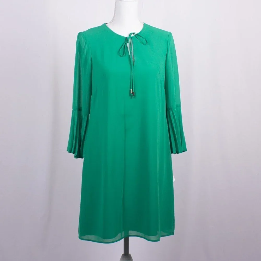 NWT VINCE CAMUTO Shift Dress with Bell Sleeves Size 4 - Picture 3 of 7